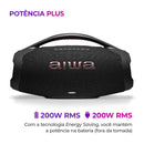 Caixa de Som Boombox Plus Bluetooth IP66 AWS-BBS-01B AIWA